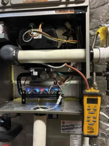 Failed Inducer Motor Preventing Furnace Startup, Replaced in Springfield